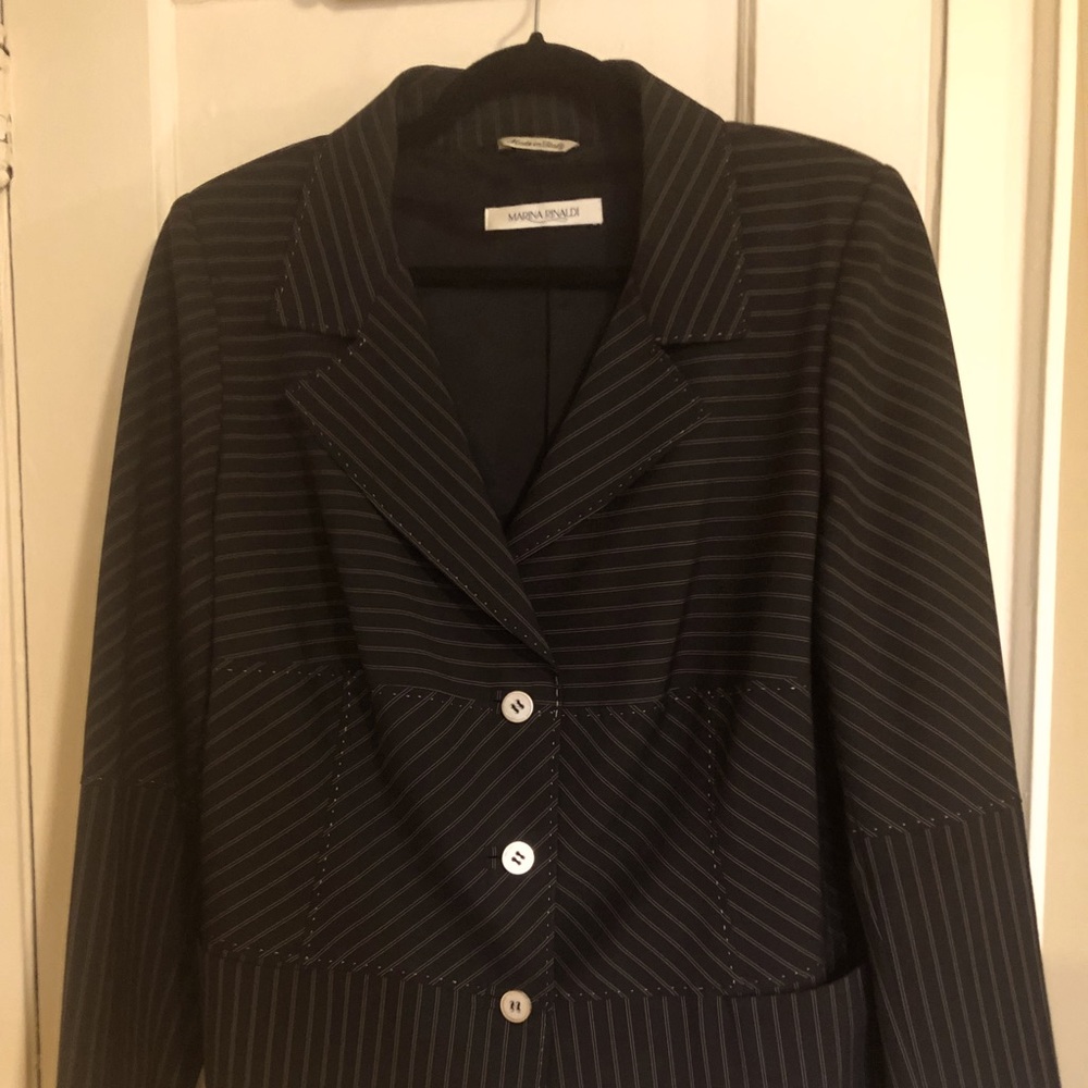 Marina Rinaldi two piece wool suit